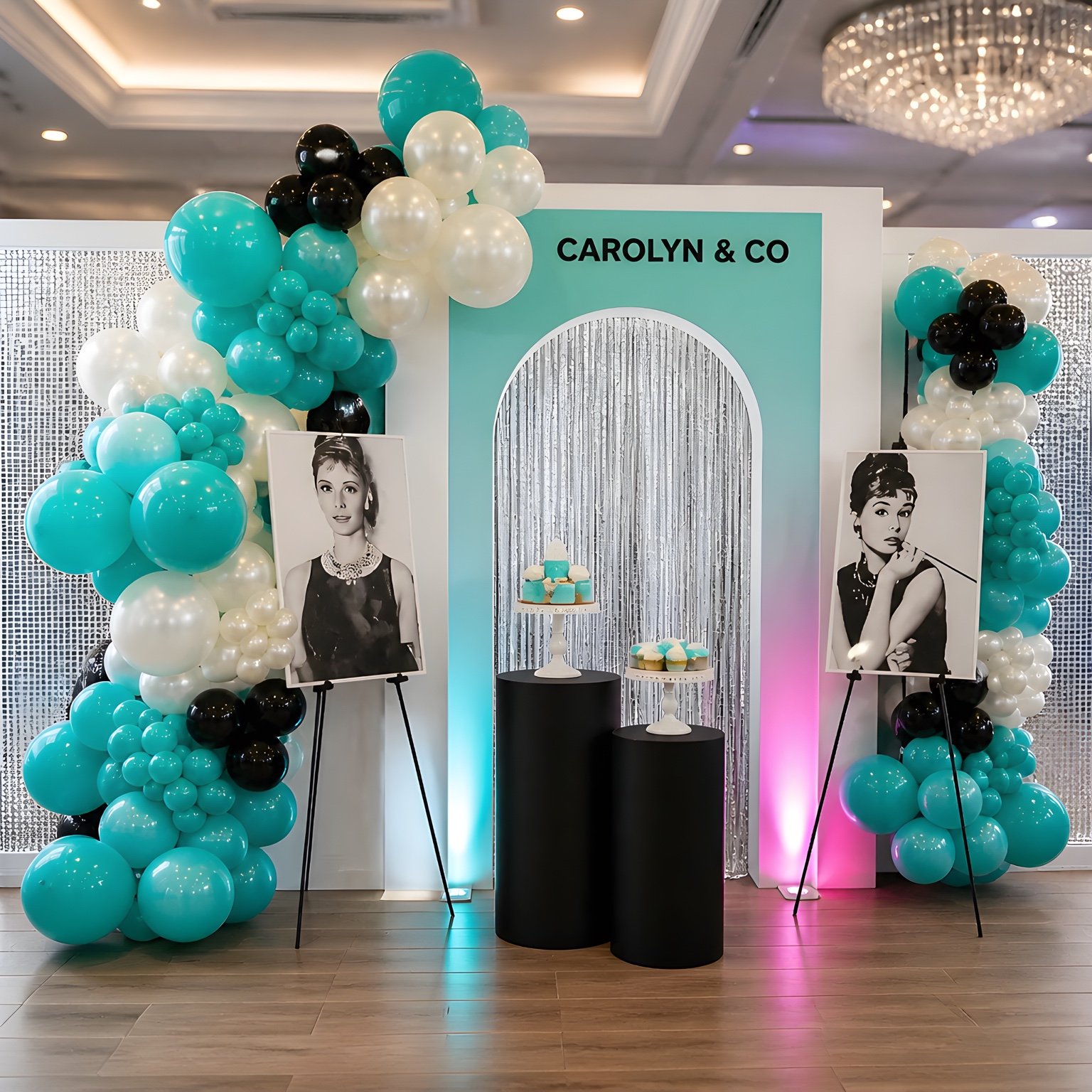 Tiffany blue themed setup